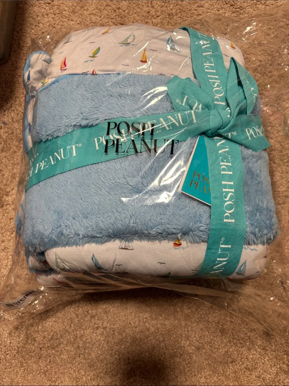 Posh Peanut Oslow Luxe Plush Blanket